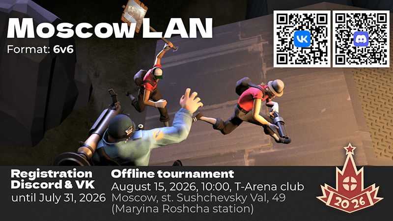 Moscow LAN 2026 Signups Now Open for Team Fortress 2